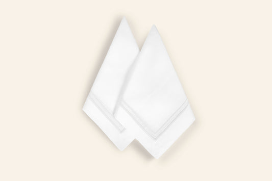 Timeless napkins with double white roll